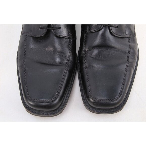 Ecco Seattle Apron Toe Men’s  Black Leather Lace Up Dress Shoes Sz 45 US 11 main image 9